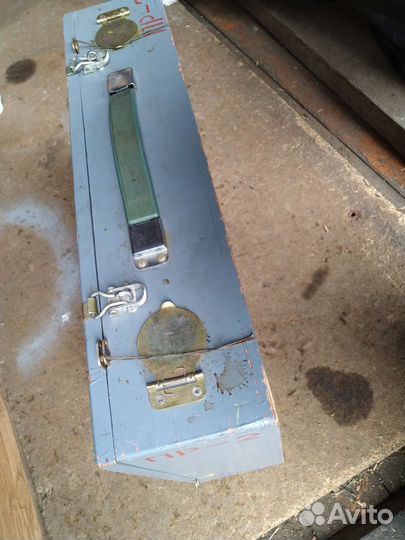 Военный ретро ящик с печатыванием