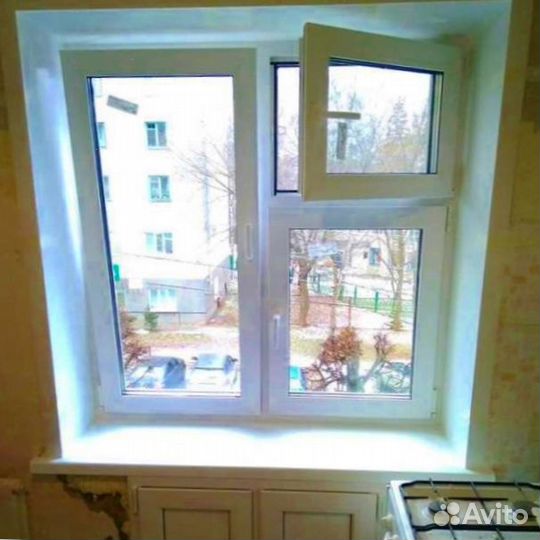 Окна с установкой