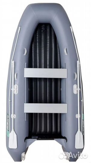 Лодка пвх Gladiator E350 PRO темно-серый