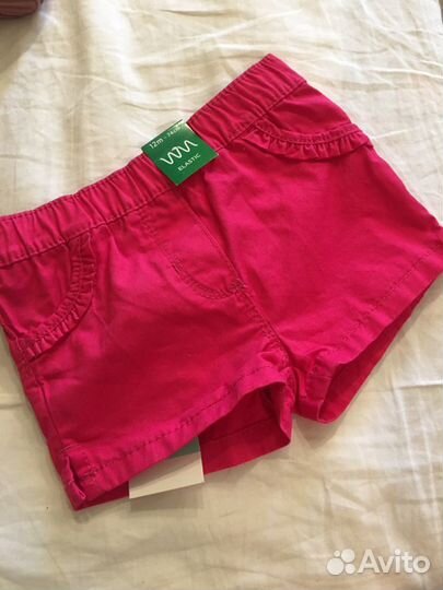Шорты для девочки 74 размер