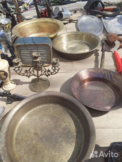 Подсвечник бронза старинный