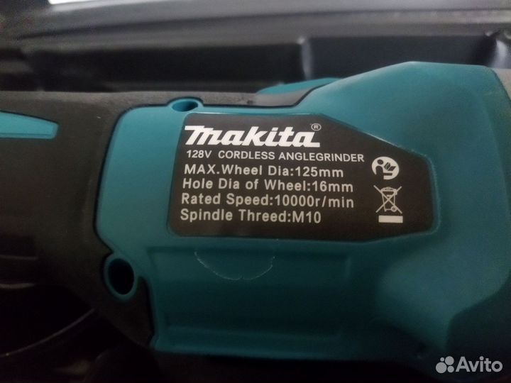 Аккумуляторная болгарка makita новая