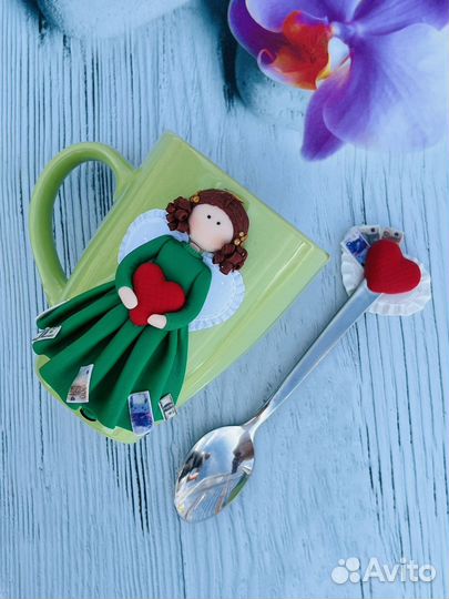 Набор Кружечка с ложечкой. День матери, 8 Марта