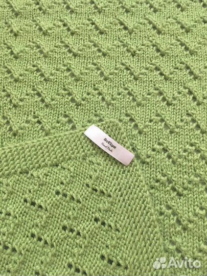 Плед детский вязаный ручная работа