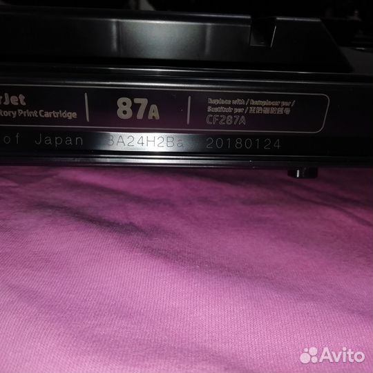 Картридж HP CF287A оригинал первопроходы