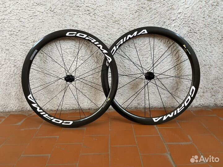 Комплект корбоновых колес corima 47, клинчер