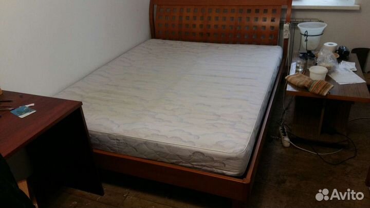 Кровать двухспальная с матрасом 160х200 (Испания)