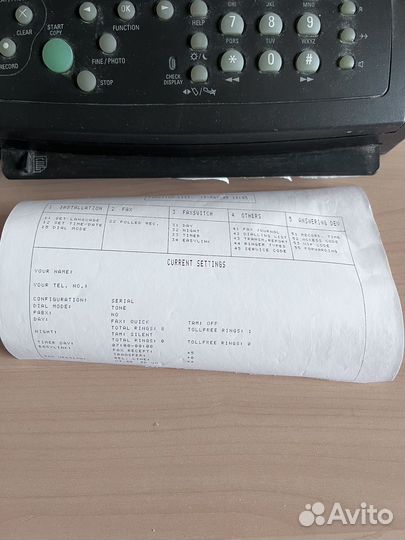 Телефон-факс автоответчик Philips HFC 171