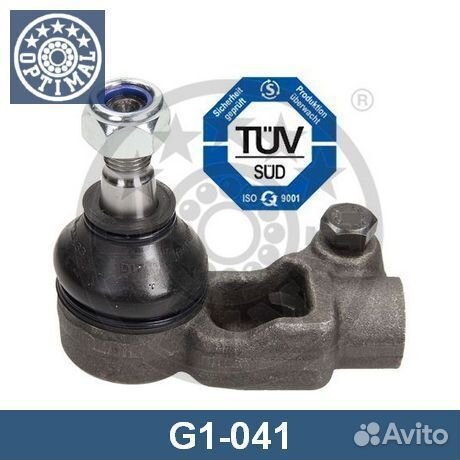 Наконечник поперечной рулевой тяги G1041 optimal