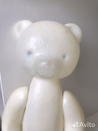 Игрушка белый мишка СССР