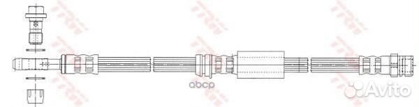 Шланг тормозной пер. VW Golf VI PHD1014 TRW