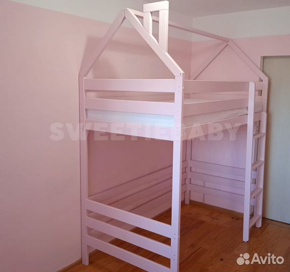 Детская кровать-домик Чердак