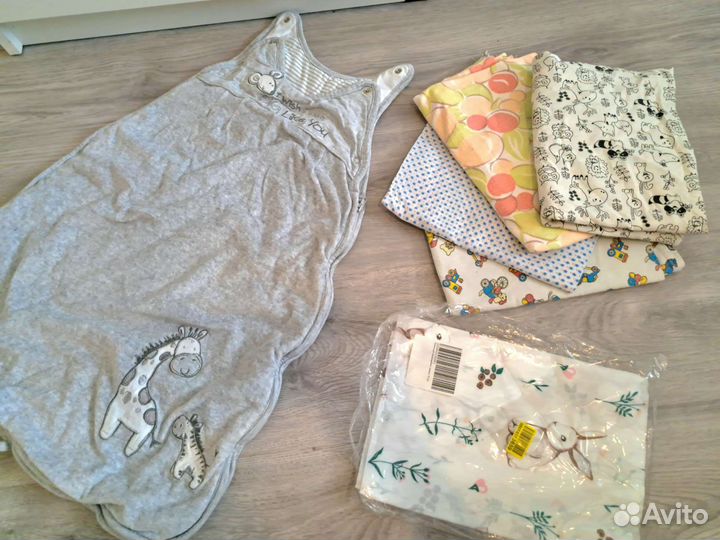 Пеленки и спальный мешок-кокон