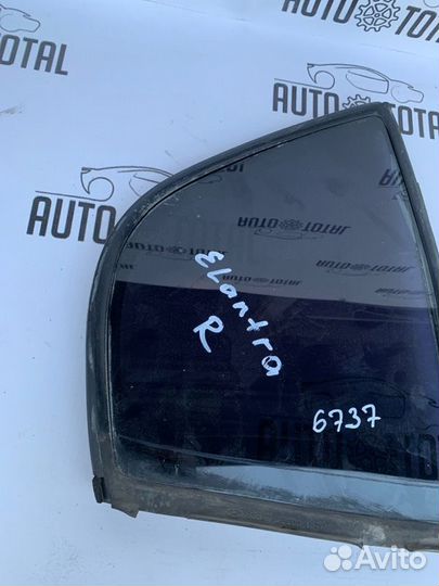 Стекло заднее правое Hyundai Elantra XD G4ED 2004