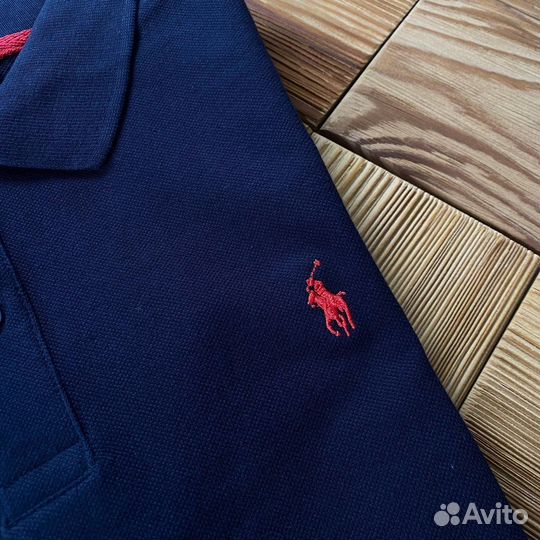 Поло Polo ralph lauren синее