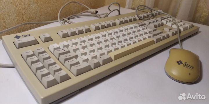 Клавиатура + мышка комплект. SUN. Раритет