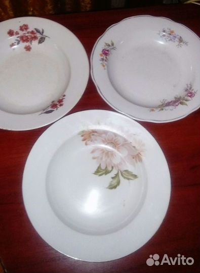 Тарелки фарфор Дулево 90-е гг