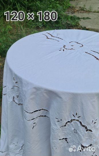 Скатерти винтажные вышитые и не только