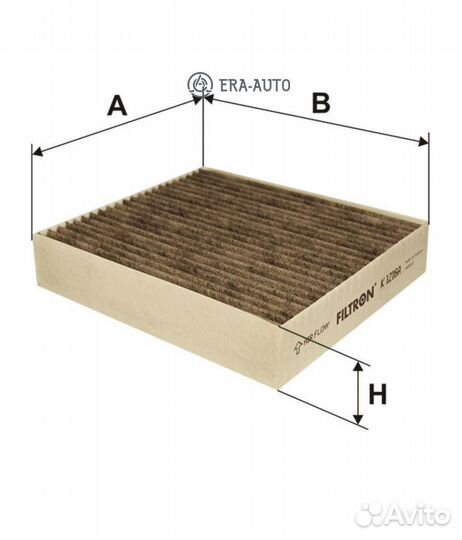 Filtron K1216A Фильтр салонный, угольный filtron K