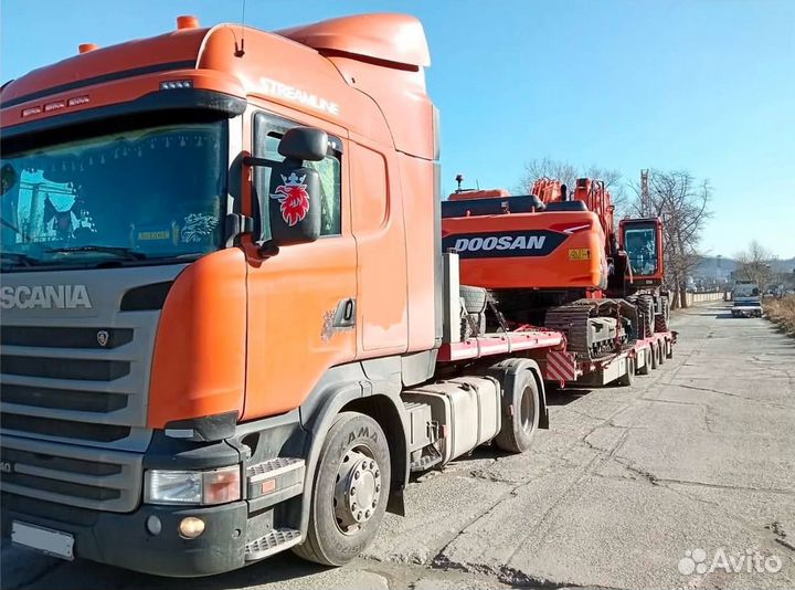 Услуги перевозки негабарита, трал