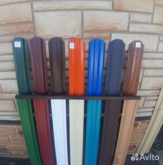 Металлический штакетник для забора цена за штуку