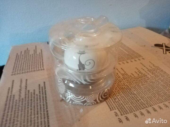 Чайник заварочный с чашкой новый