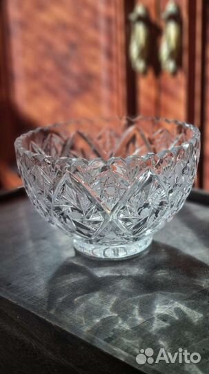 Салатник хрустальный винтаж СССР конфетница