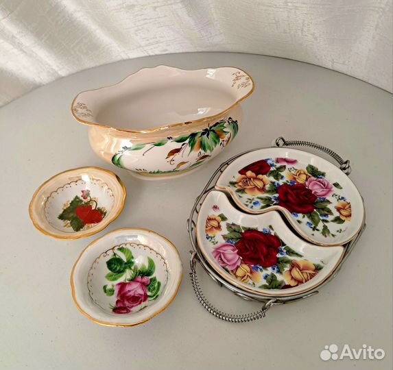 Конфетница фарфоровая