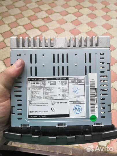 Магнитола ssangyong stavic