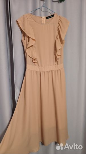 Шифоновое платье 44