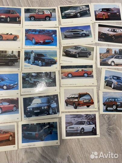 Карманные календари 91-92 год с машинами