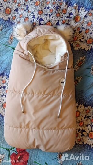 Зимний конверт в коляску