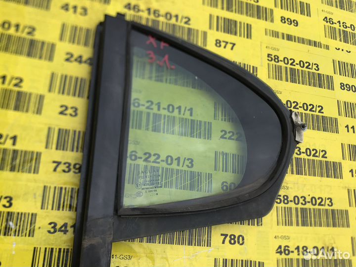 Форточка задняя левая jaguar xf ягуар хф