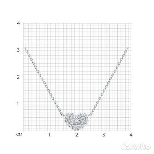 Колье sokolov из золота, 1070409-3, р.45