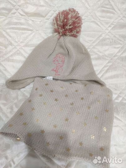 Комплект шапка, шарф