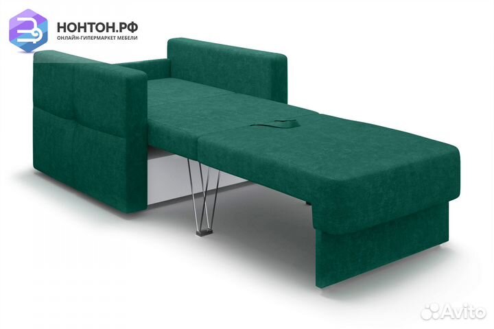 Кресло еврокнижка Вита изумрудное