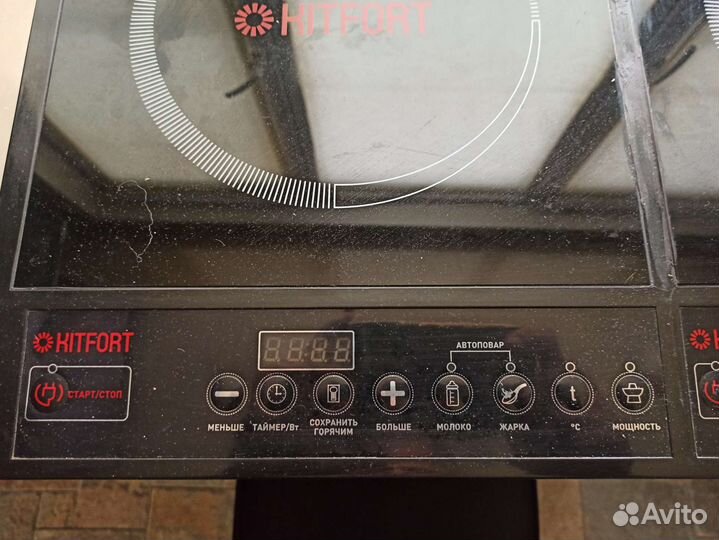 Плита индукционная, 2 конфорки Kit fort 104