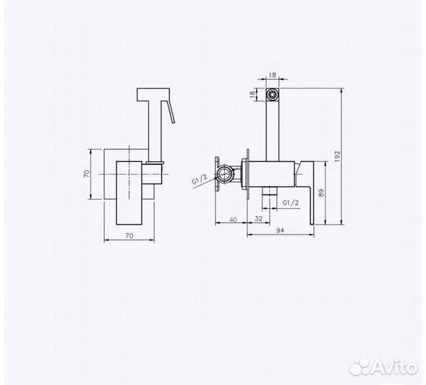 Гигиенический душ frap