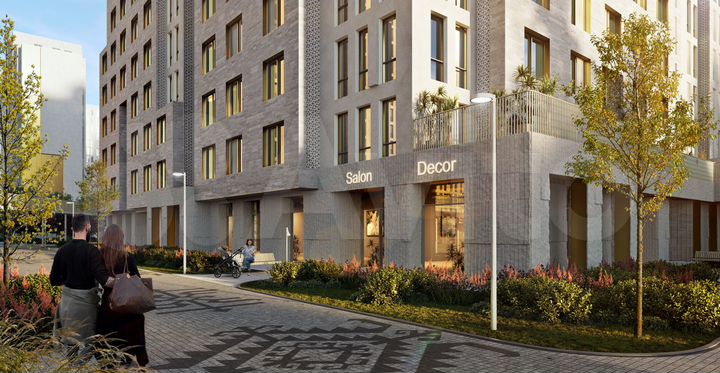 2-к. квартира, 69,4 м², 11/16 эт.