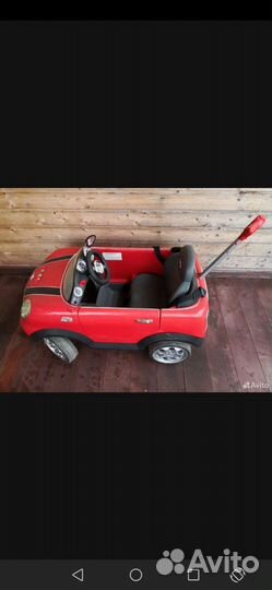 Машина каталка Mini Cooper