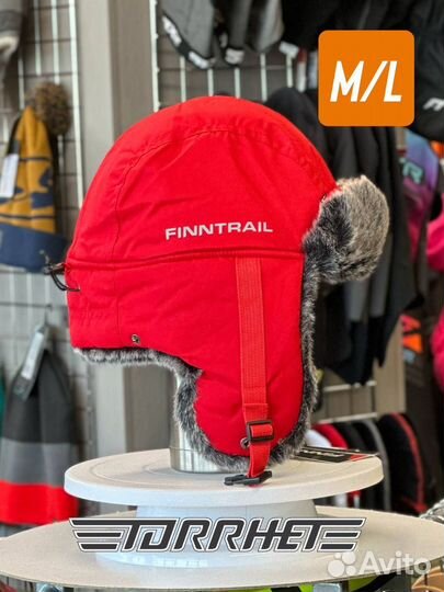 Шапка-ушанка Finntrail Hat Terra 2950 Red