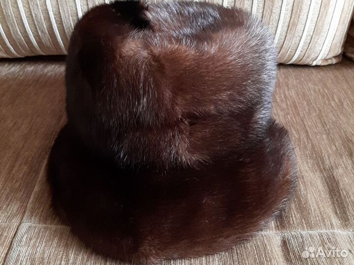 Шапка норковая женская 57 размер