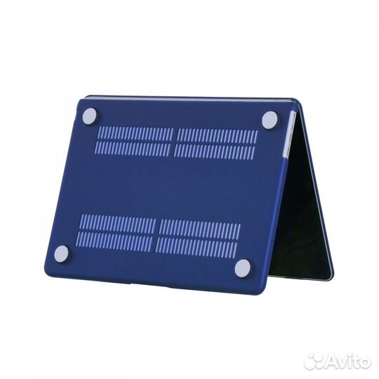 Чехол для MacBook Pro 13 2016-2022 матовый т-синий