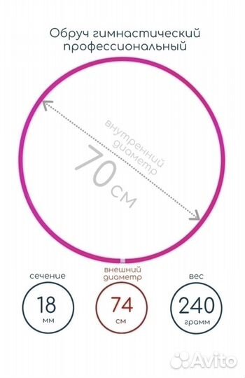 Обруч для художественной гимнастики