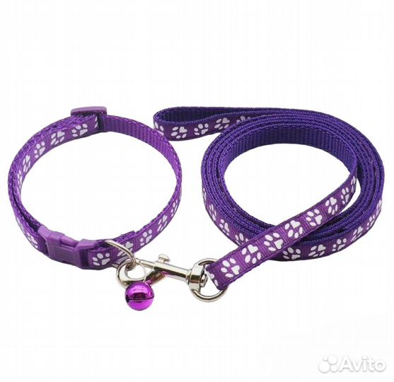 Ошейник с поводком