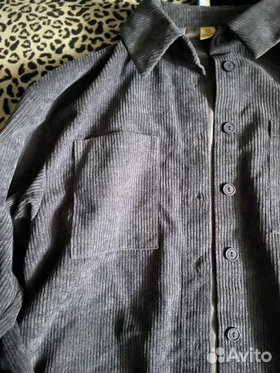 Рубашка женская вельветовая оверсайз