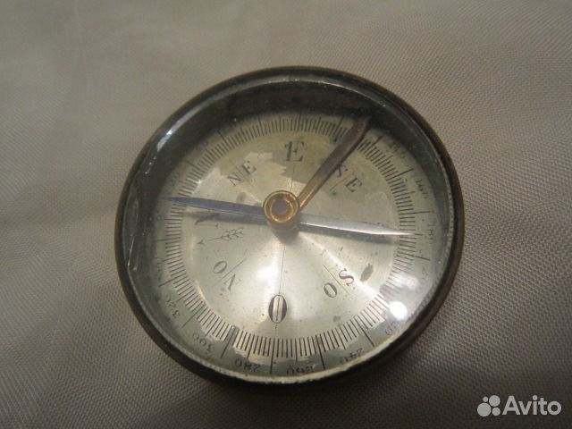Компас старинный клеймо Российская Империя