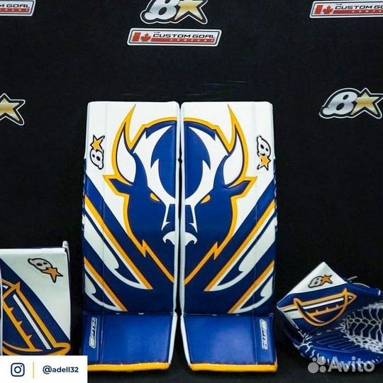 Щитки вратарские, блин и ловушка, нагрудники новые