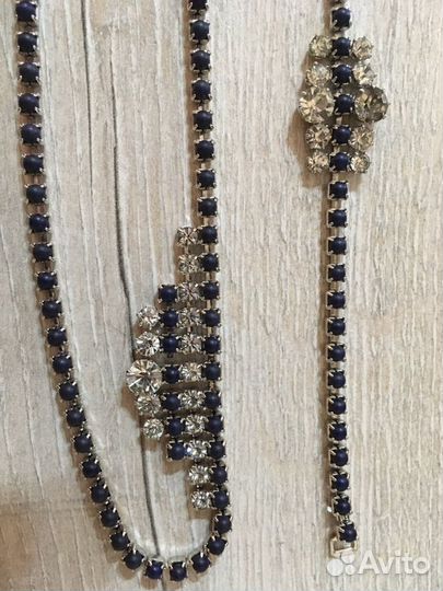 Колье и браслет. Винтаж 90-х СССР