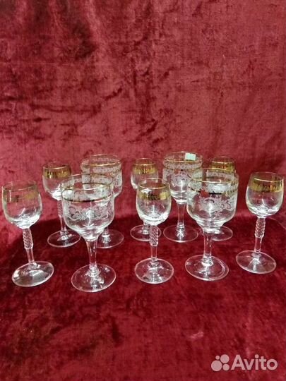 Рюмки Богемия Чехословакия